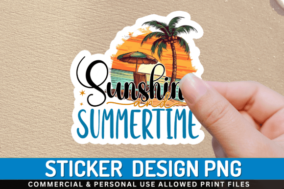 Download Sunshine and Summertime Sticker Design - Summertime sticker Collection