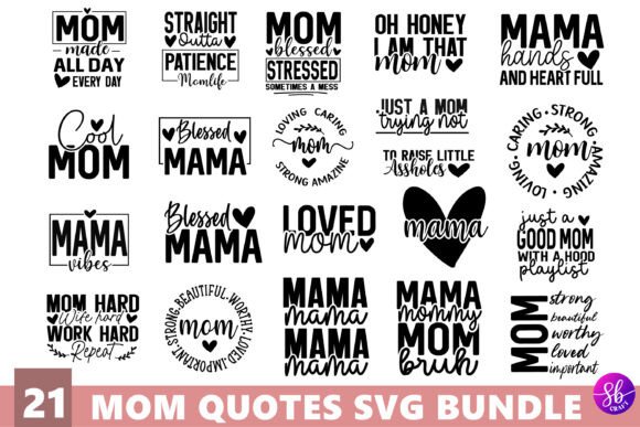 Download Mom Shirt Svg Bundle, Mama SVG PNG - Svg bundle Collection