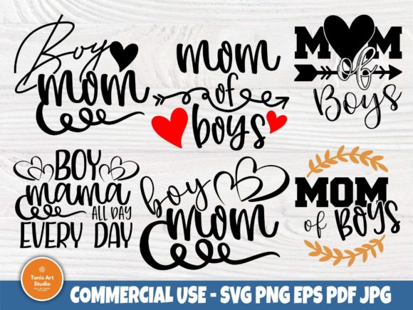 Download Boy Mom SVG Bundle Mom of Boys Svg Files - Svg bundle Collection