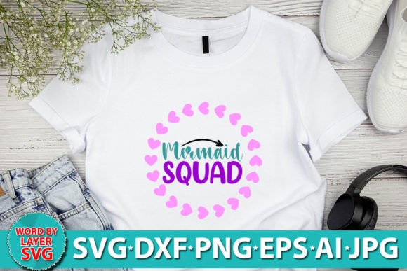 Download Mermaid Squad SVG Design - Premium Resources