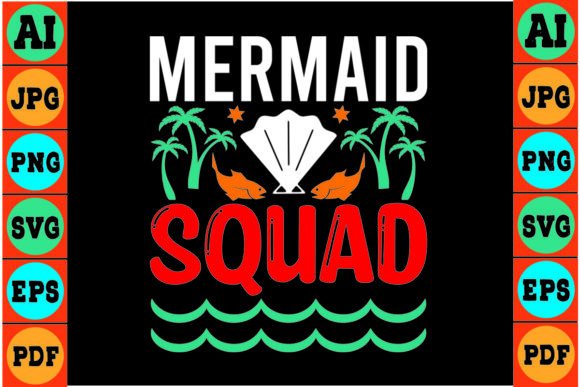 Download Mermaid Squad Svg Design - Premium Resources