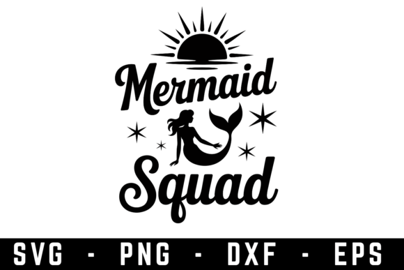 Download Mermaid Squad Svg | Svg Cut File - Premium Resources