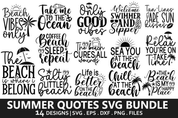Download Summer Quotes SVG Bundle - Svg bundle Collection