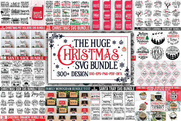 Download Huge Christmas Svg Bundle - Svg bundle Collection