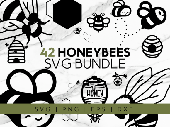 Download Honey Bee SVG Bundle - Svg bundle Collection